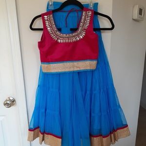 Girl's  Indian Lengha